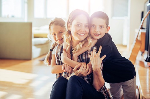 family with children